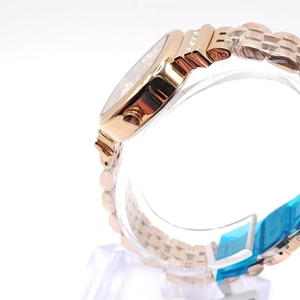 Invicta Prestige MPW-0038 Women's‎ Watch Rose Gold Crystal Bezel 26.5mm