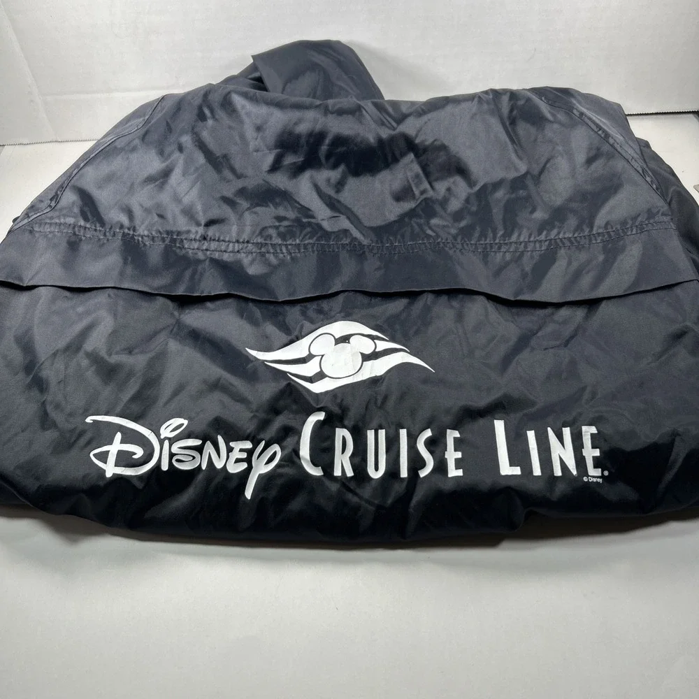 Disney Cruise Line Navy Wind Breaker Jacket Size Medium