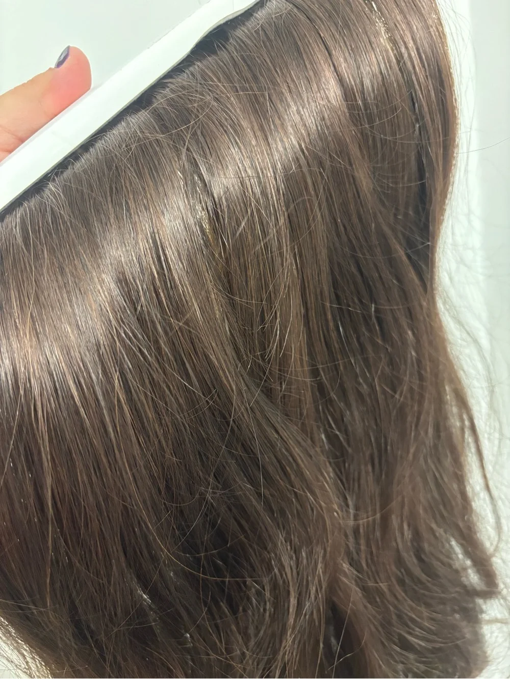 Dark Brown 22” Real Human Hair Clip in Extensions (141 grams) 7 wefts