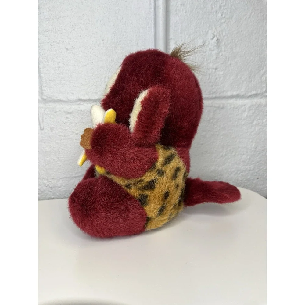 NWT Banana Chitan Sekiguchi Monchhichi Monkey Plush Dark‎ Red Burgundy 1991
