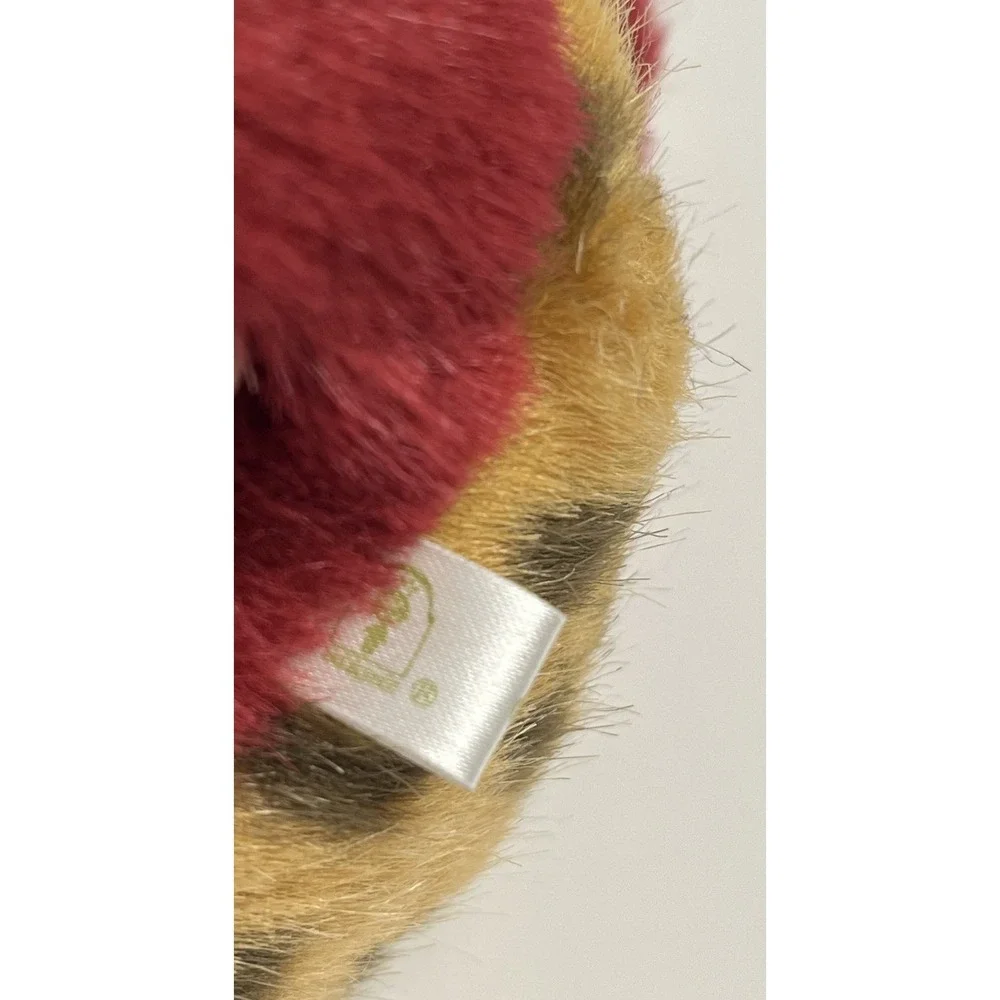 NWT Banana Chitan Sekiguchi Monchhichi Monkey Plush Dark‎ Red Burgundy 1991