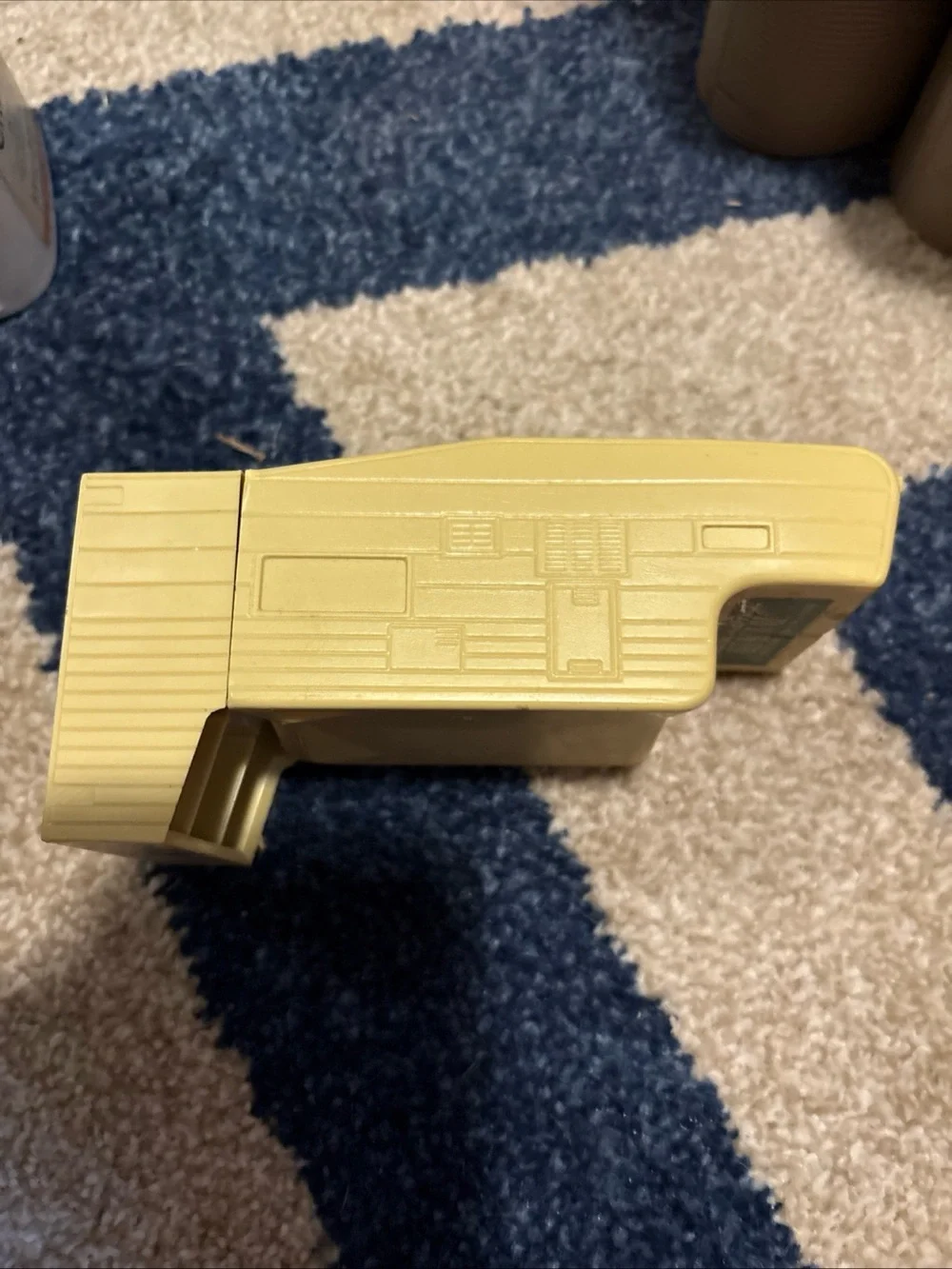 Avon Yellow Plastic Talc Dispenser
