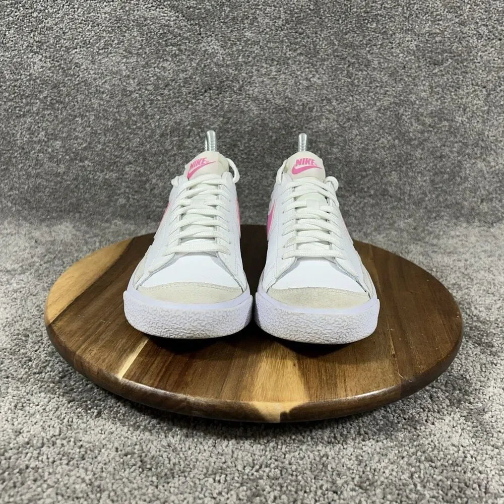 Nike Court Legacy Low DA4074-125 Kids Size 5.5 White Pink Leather Athletic Shoes