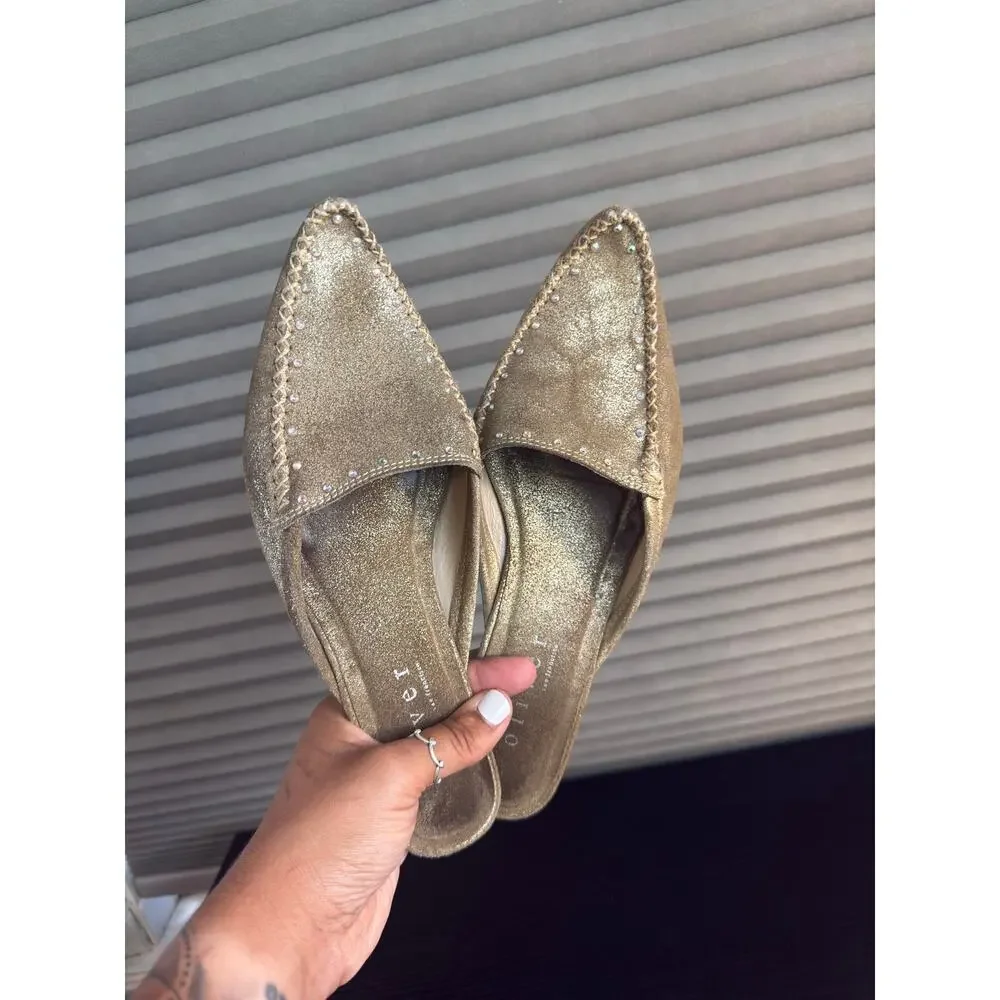 Oliver low pointed mules