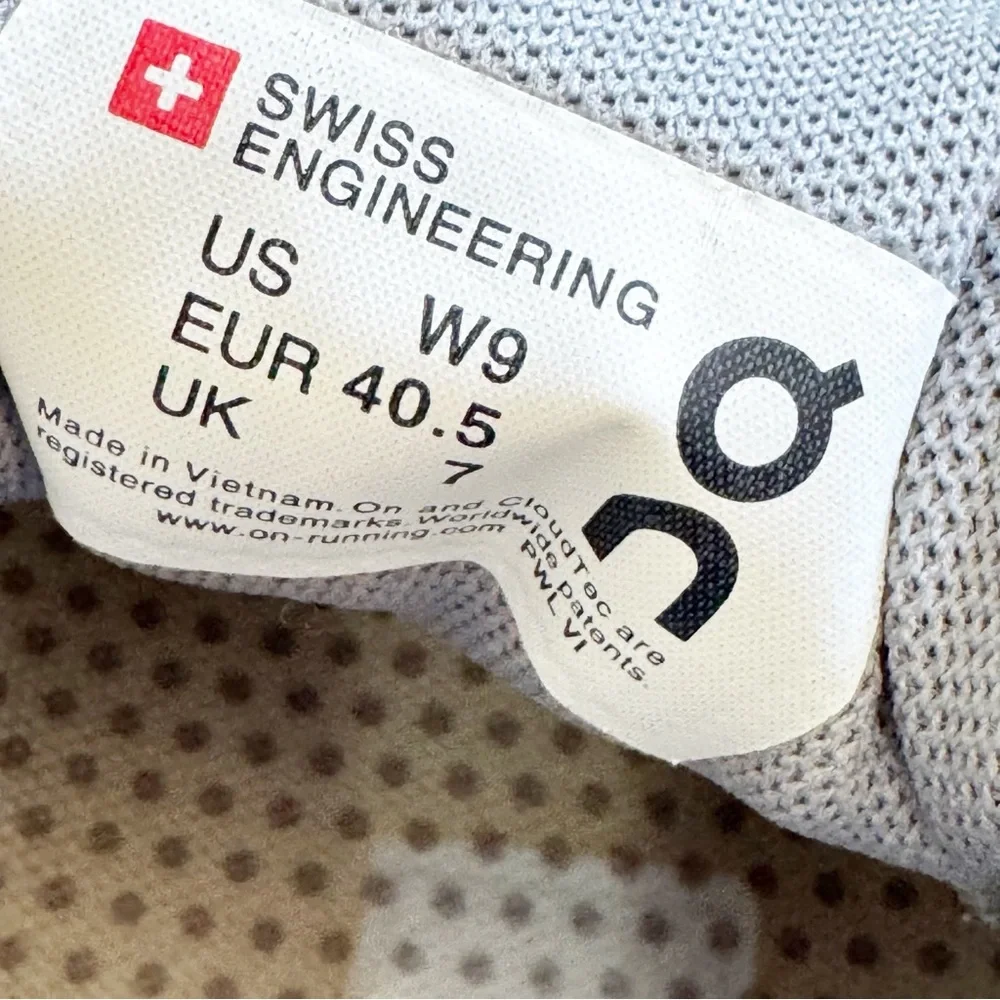 On Running laces heel