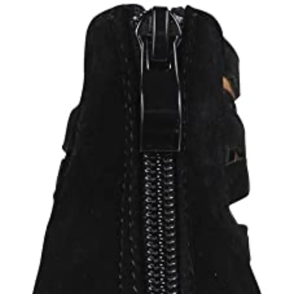 West Blvd caged suede