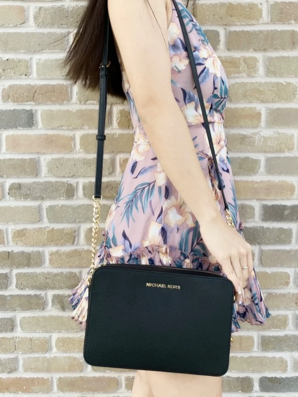 Michael Kors Black Crossbody Purse Bag