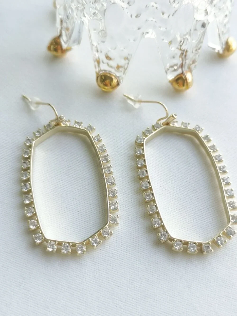 Kendra Scott Danielle Crystal Gold Earrings
