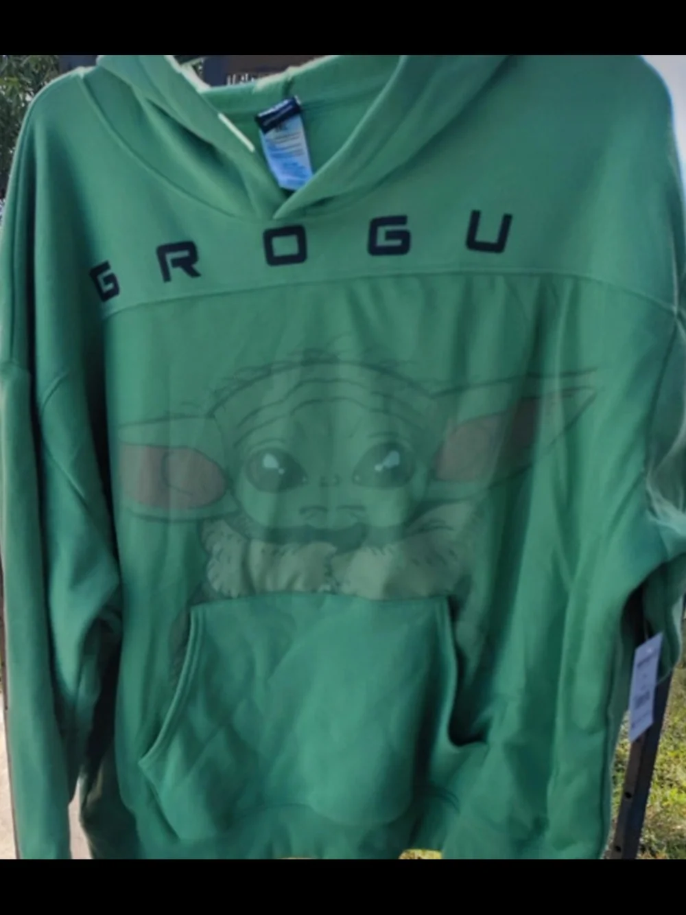 Star Wars Grogu Green Hoodie 3xl