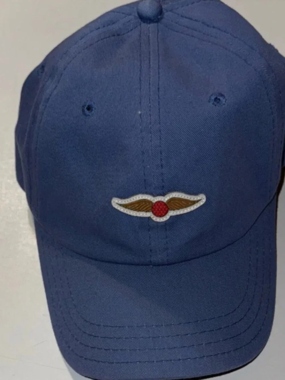 Pukka classic blue golf cap with Embroidered Emblem‎