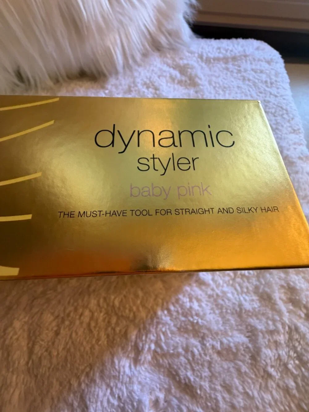 Soleil Dynamic Styler Flat Iron Baby Pink + Heated Cinderella Shoe Holder | New.