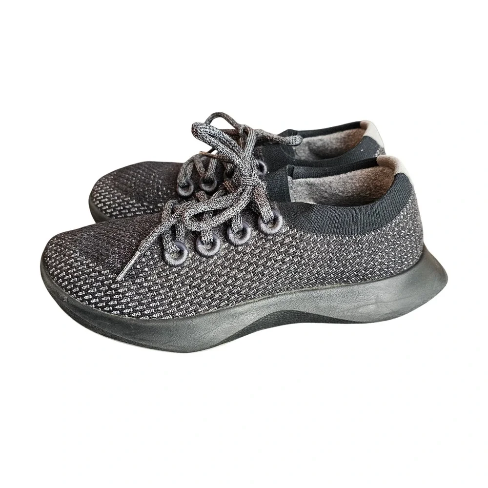 Allbirds Women's Tree Dasher 1 Running shoes Size‎ 8 Grey Black