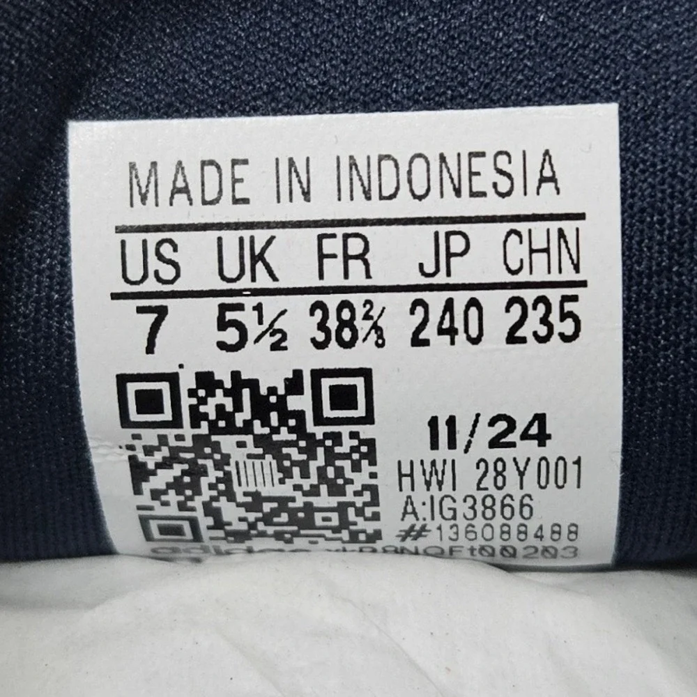 Adidas Coudfoam Pure SPW Casual‎ Athletic Shoe IG3866 Blue White Women's Size 7