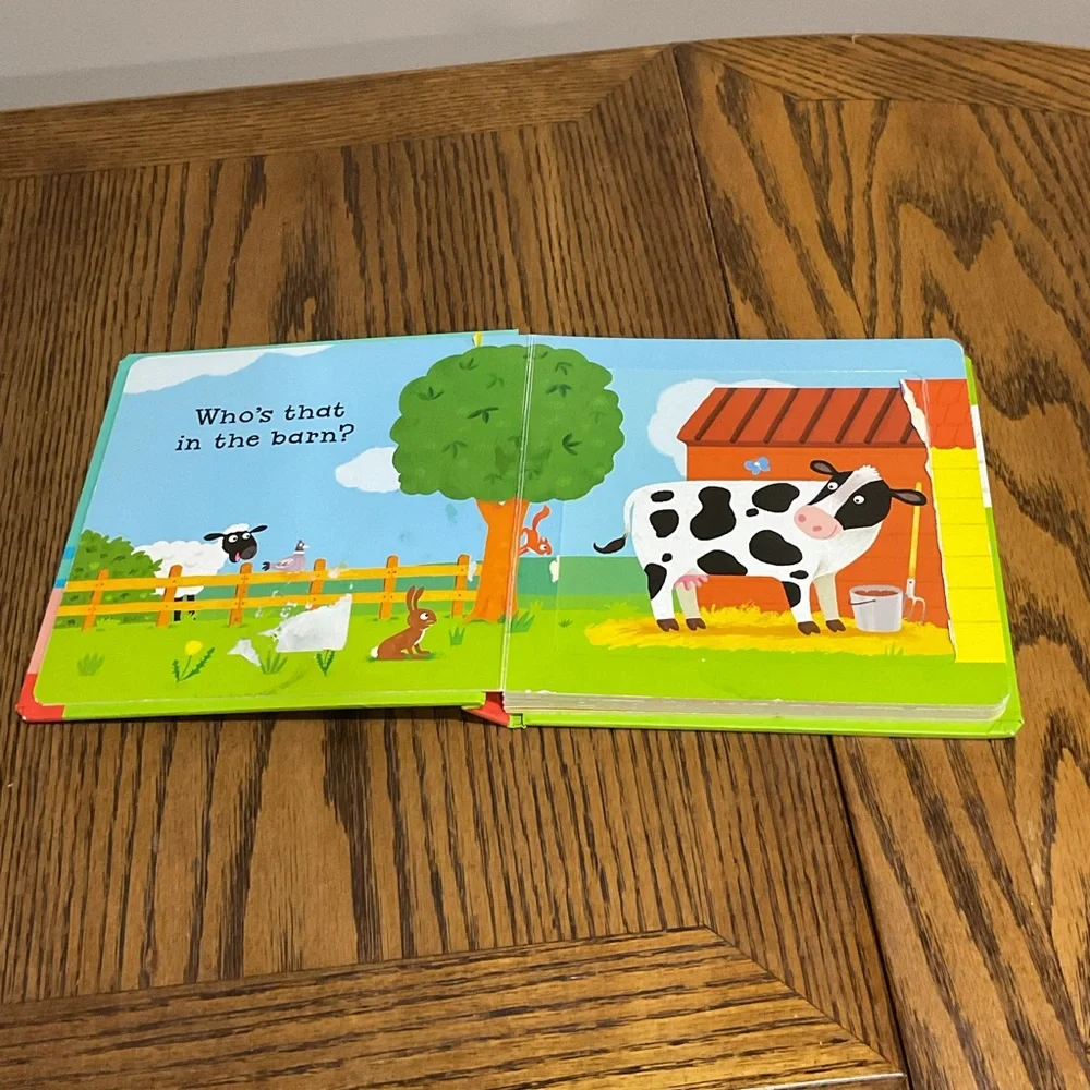 4 Board Books: Moo Moo, Woof, Woof, Furry Friends & What Makes a Rainbow