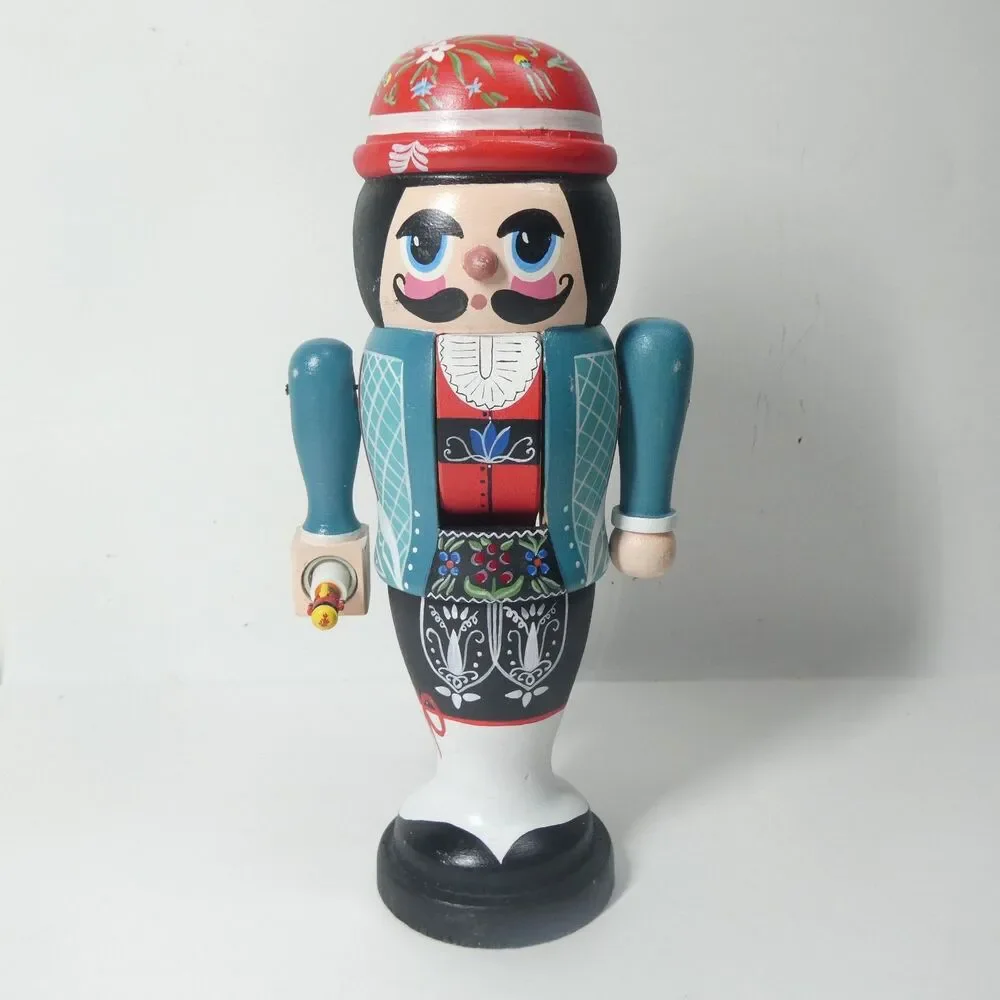 Original Perzy House of Tyrol Nutcracker Wooden Handpainted Austria