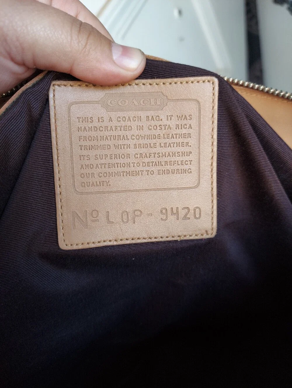 Vintage Coach Camel Large Legacy Tote 9420💛🧡