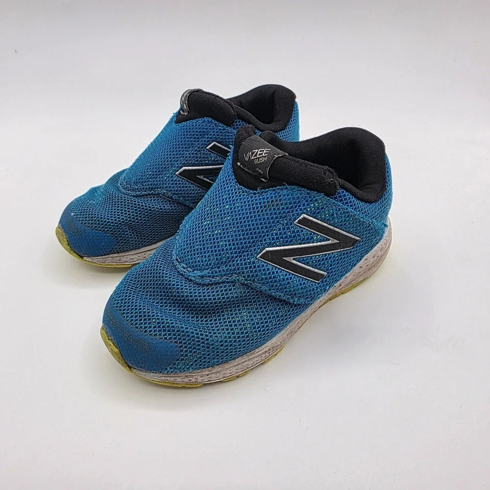 New‎ Balance Vazee Rush Blue Kids Sneakers Size 7 US Toddler Running Shoes