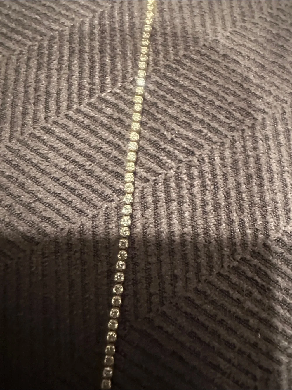 14 K Gold. 1 Carat Total weight natural diamond    Tennis bracelet
