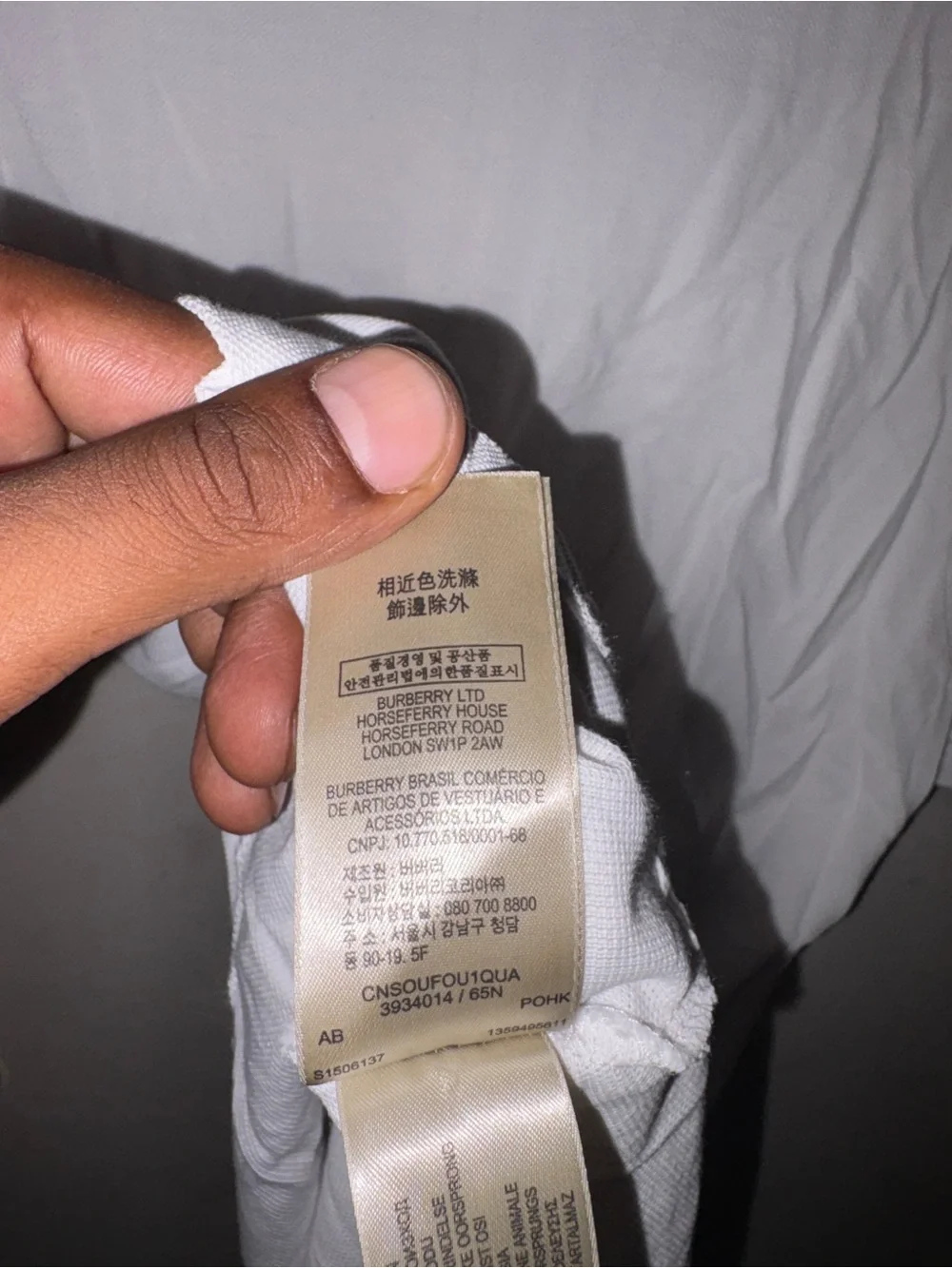 Burberry polo beige