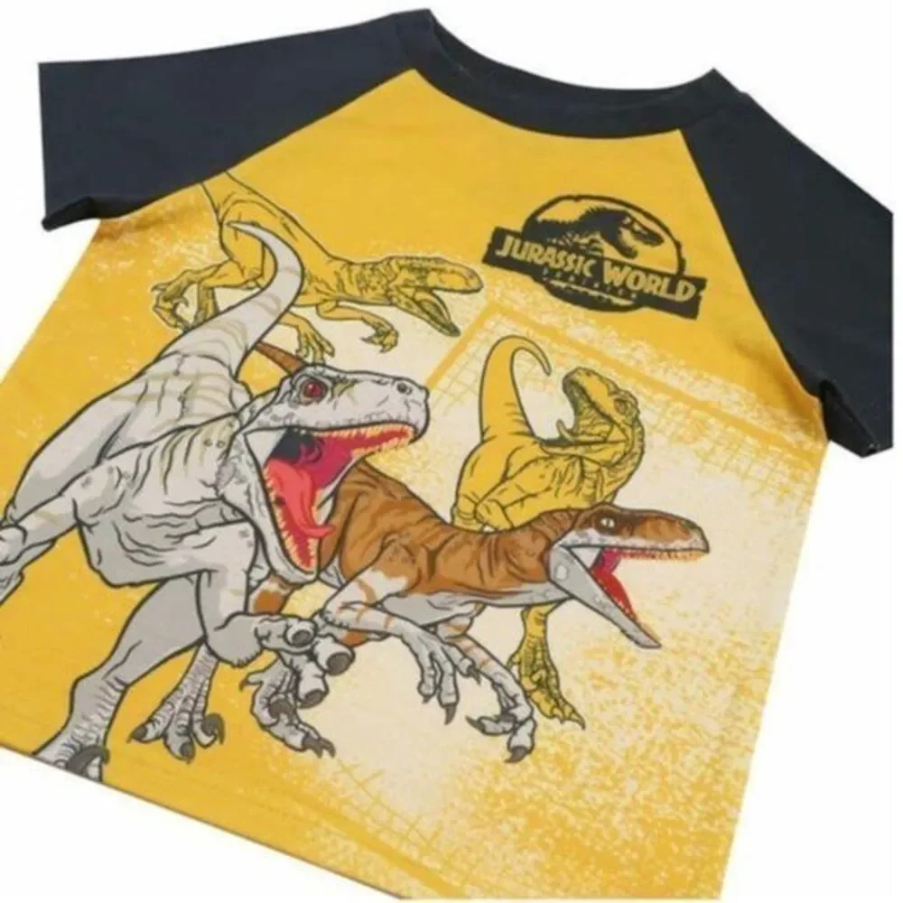 Jurassic World Boys AME Kids 3-piece Polyester Pajama Set‎ Toddler 3T New