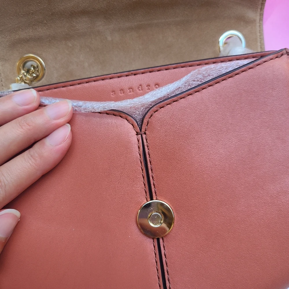 Sandro Paris gold color width