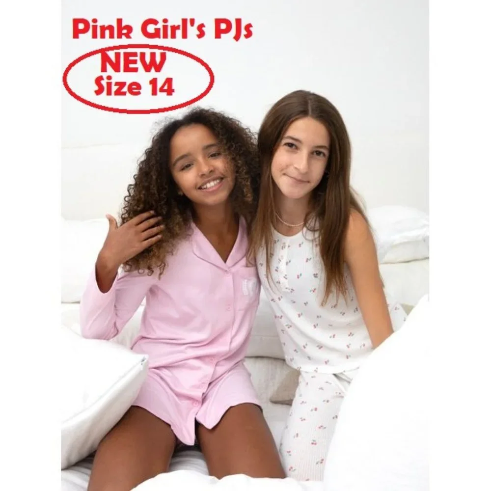 New Girl's Size Large 14 Easter PJs Sleep Shirt Pajamas Slumber Party Gi…