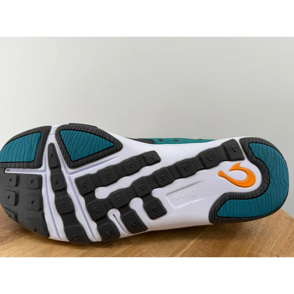 OLUKAI Eleu Trainer Water Shoes Womens US 10‎ EUR 40 Teal Grey Lace Up