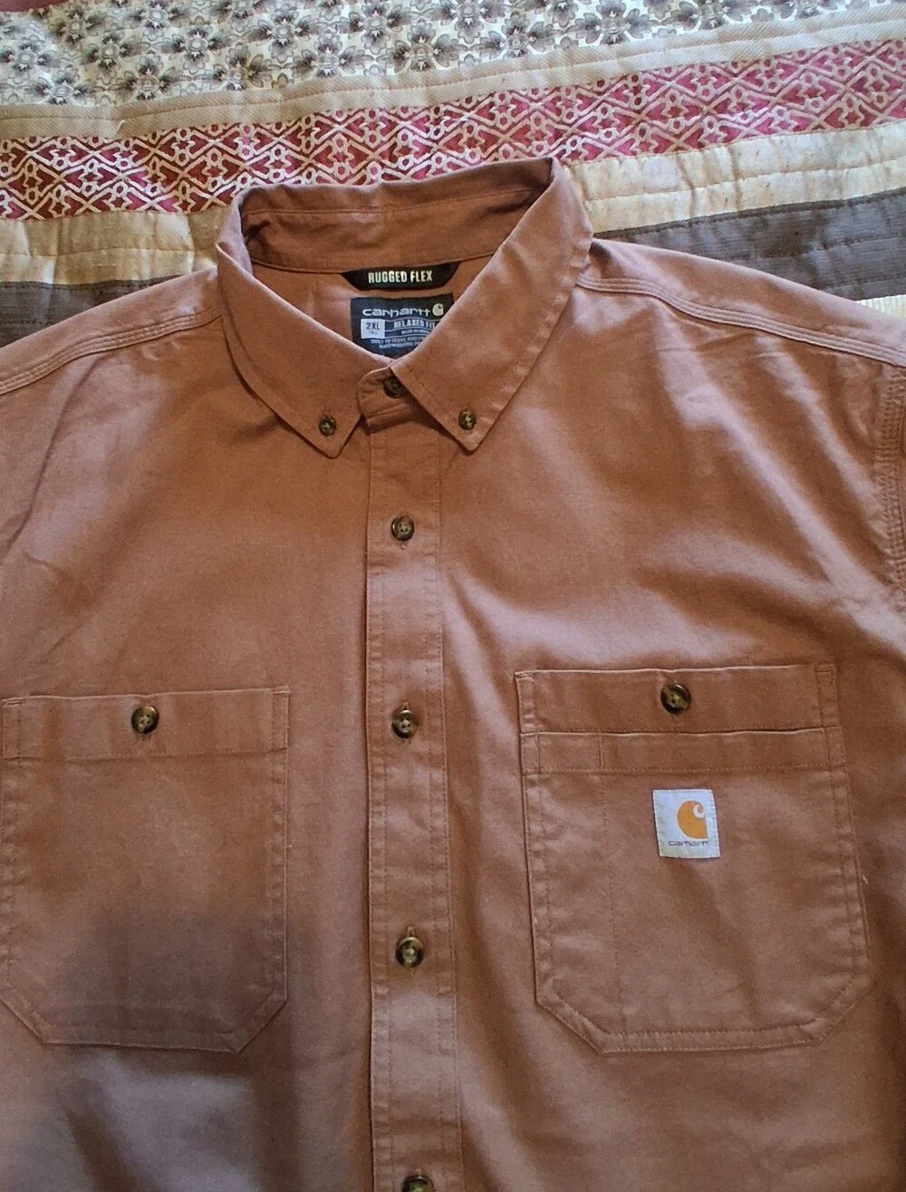 Carhartt 22 rust brown