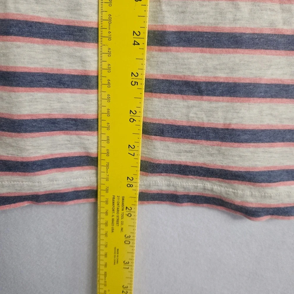 Patagonia Mens Organic Cotton Striped‎ Polo Shirt XL Blue Pink STY52776 SP18
