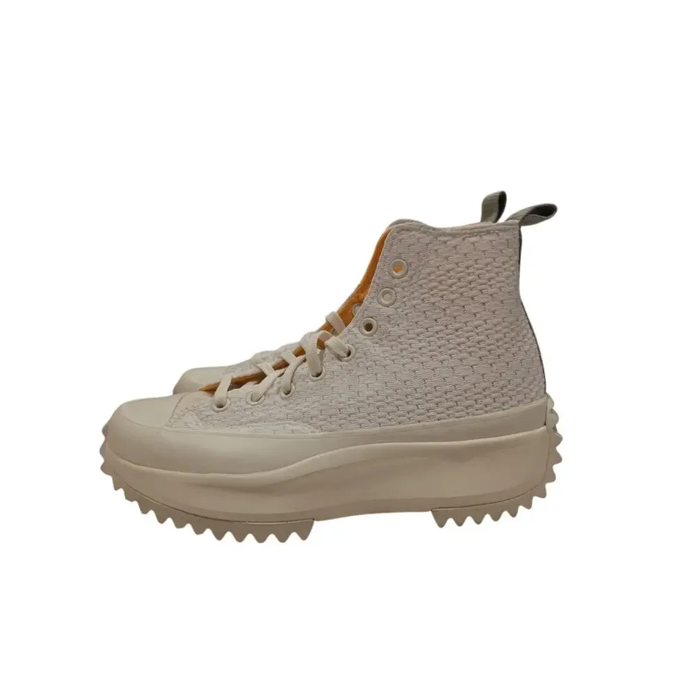 Converse Chuck Taylor All Star Move Platform High Top Knit Cream Womens Sneakers