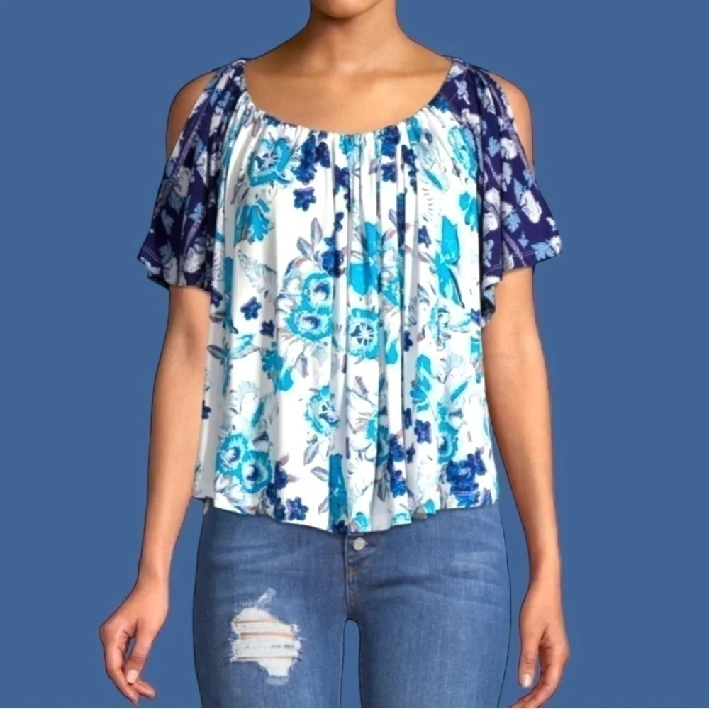 Free People blue turquoise