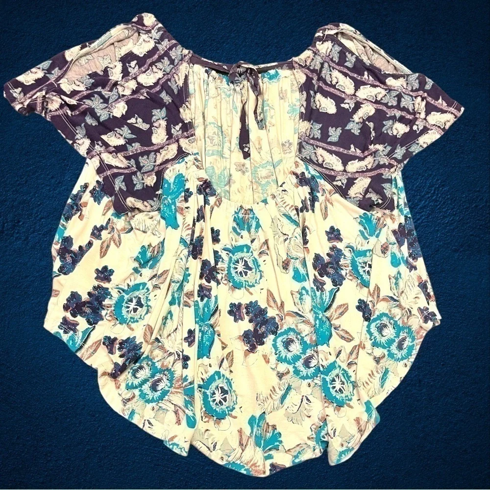 Free People blue turquoise