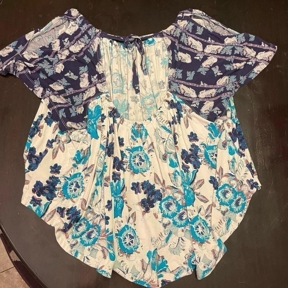 Free People blue turquoise