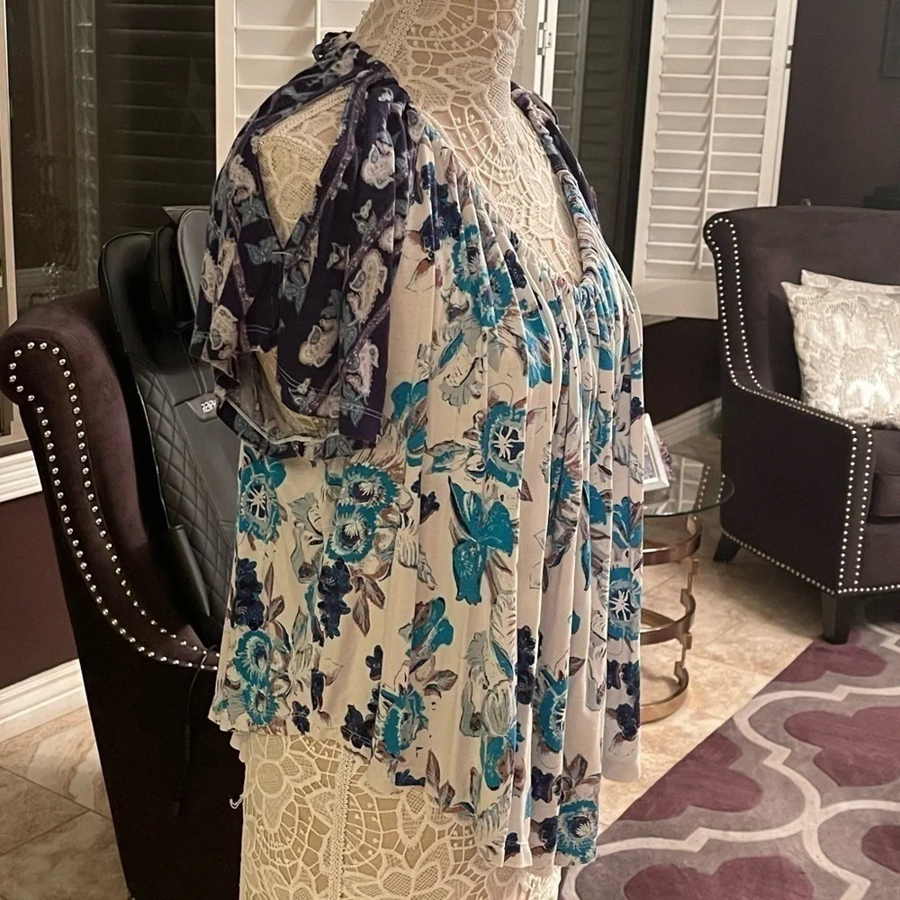 Free People blue turquoise
