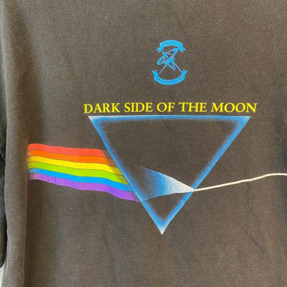 Pink Floyd Adult XL T-Shirt Black Dark Side Moon 1999