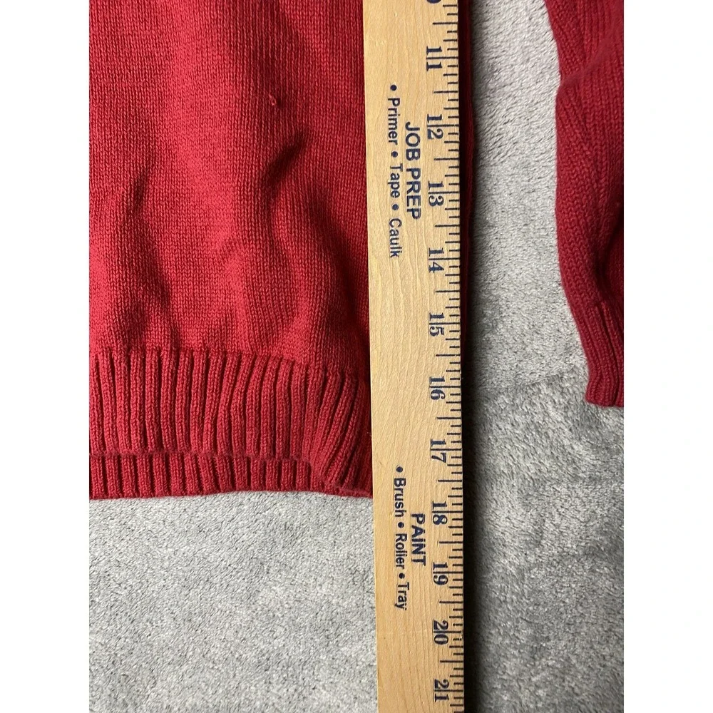 Izod Kids S(6/7) Red Knit Sweater Long Sleeve Pullover