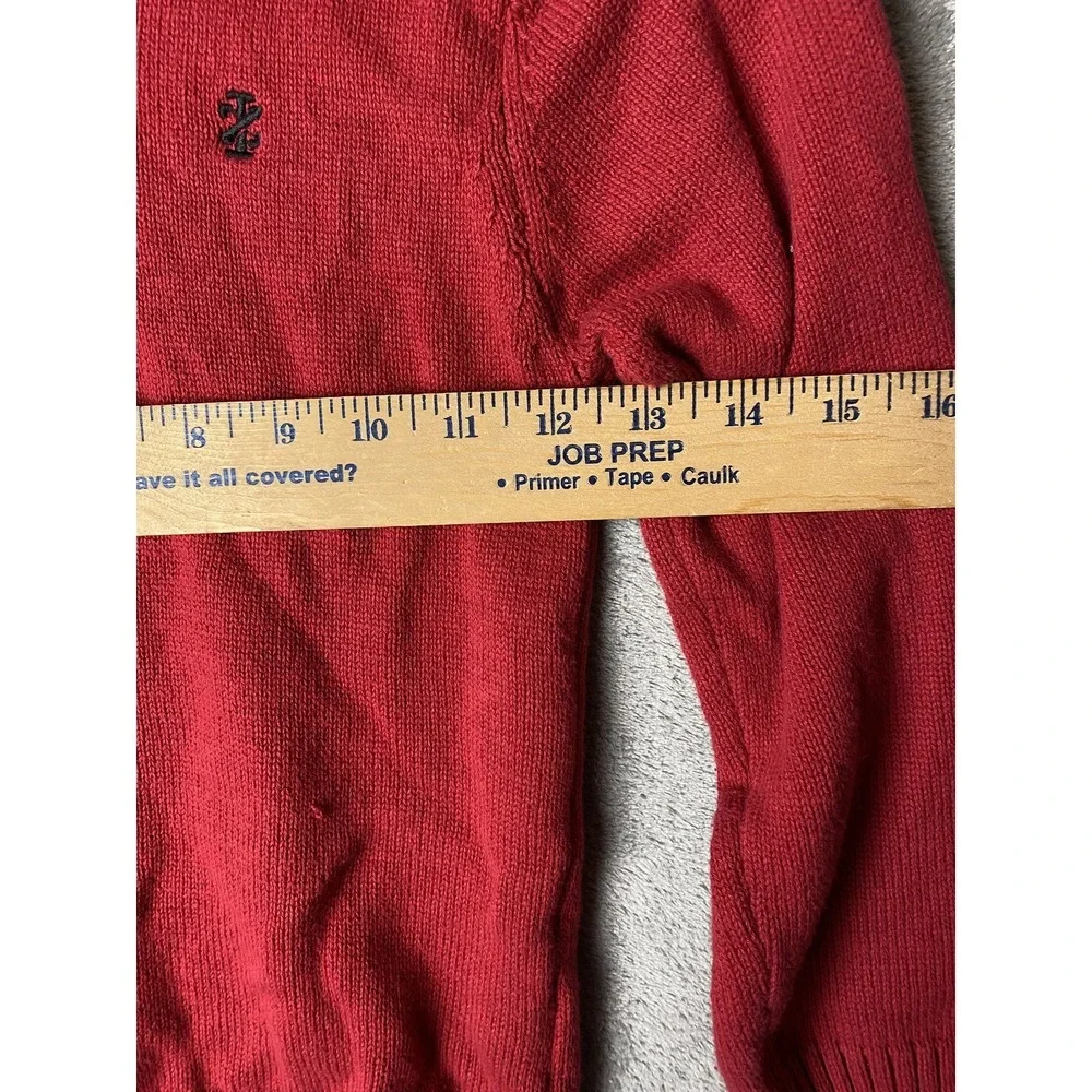 Izod Kids S(6/7) Red Knit Sweater Long Sleeve Pullover