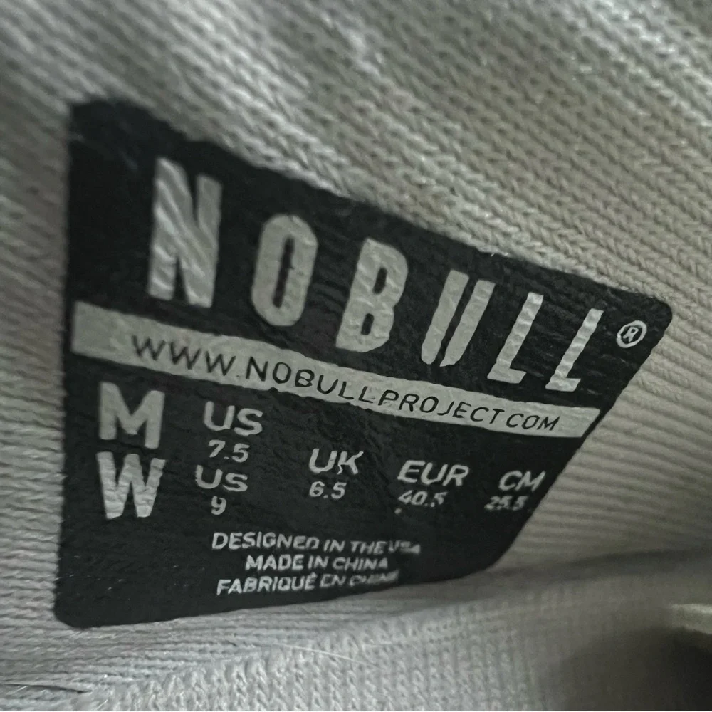 NoBull - Unisex Outwork Training Sneakers Gray‎ - Sz. M 7.5 / W 9