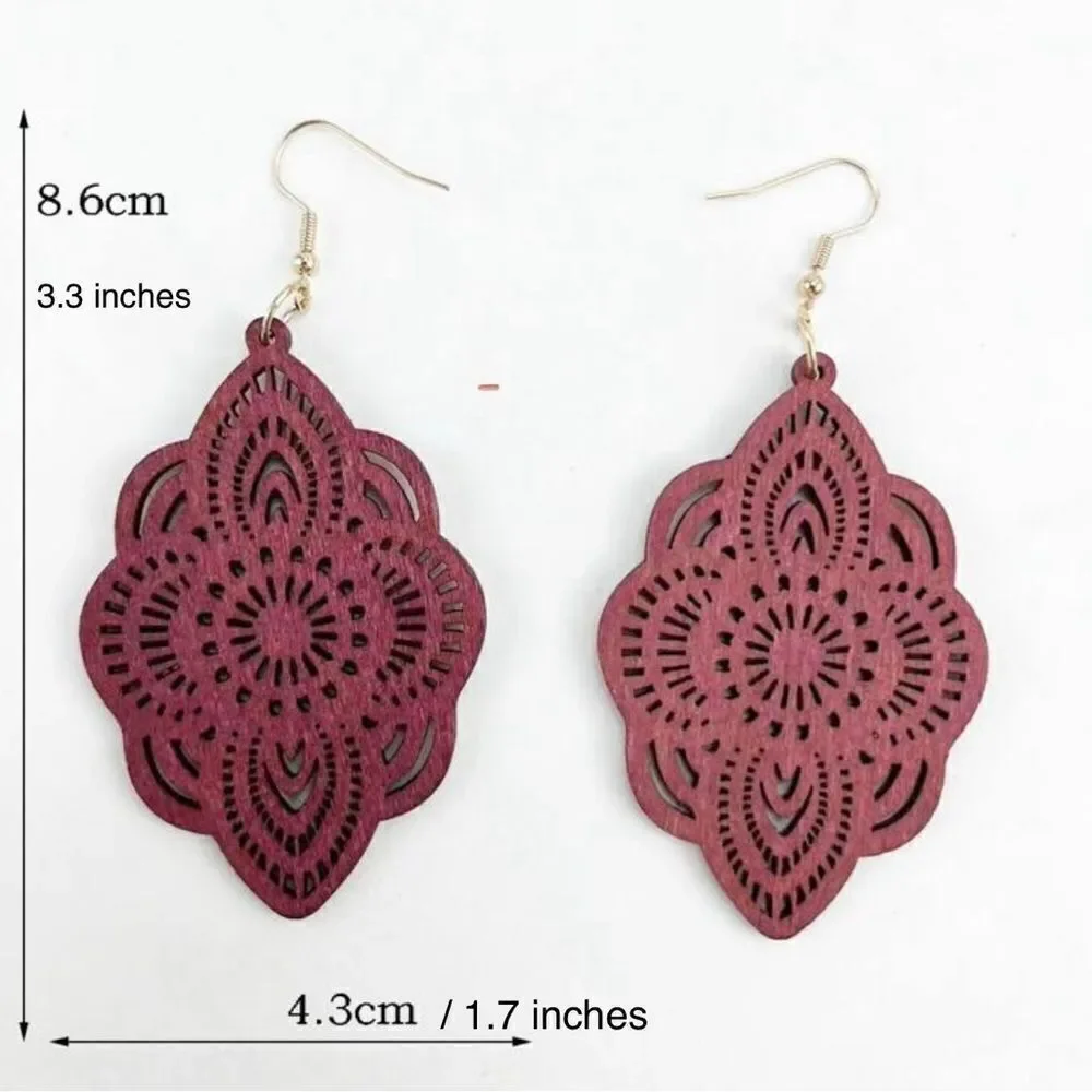 unbranded carved earrings