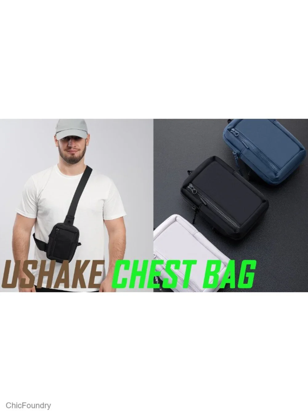 Mini Sling Bag Travel Crossbody Nylon Lightweight Hiking Unisex