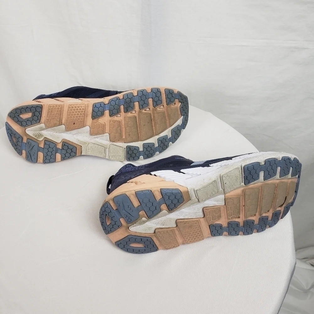 Hoka One One Gaviota 2 Navy and Pink Running Shoes Sz 8.5