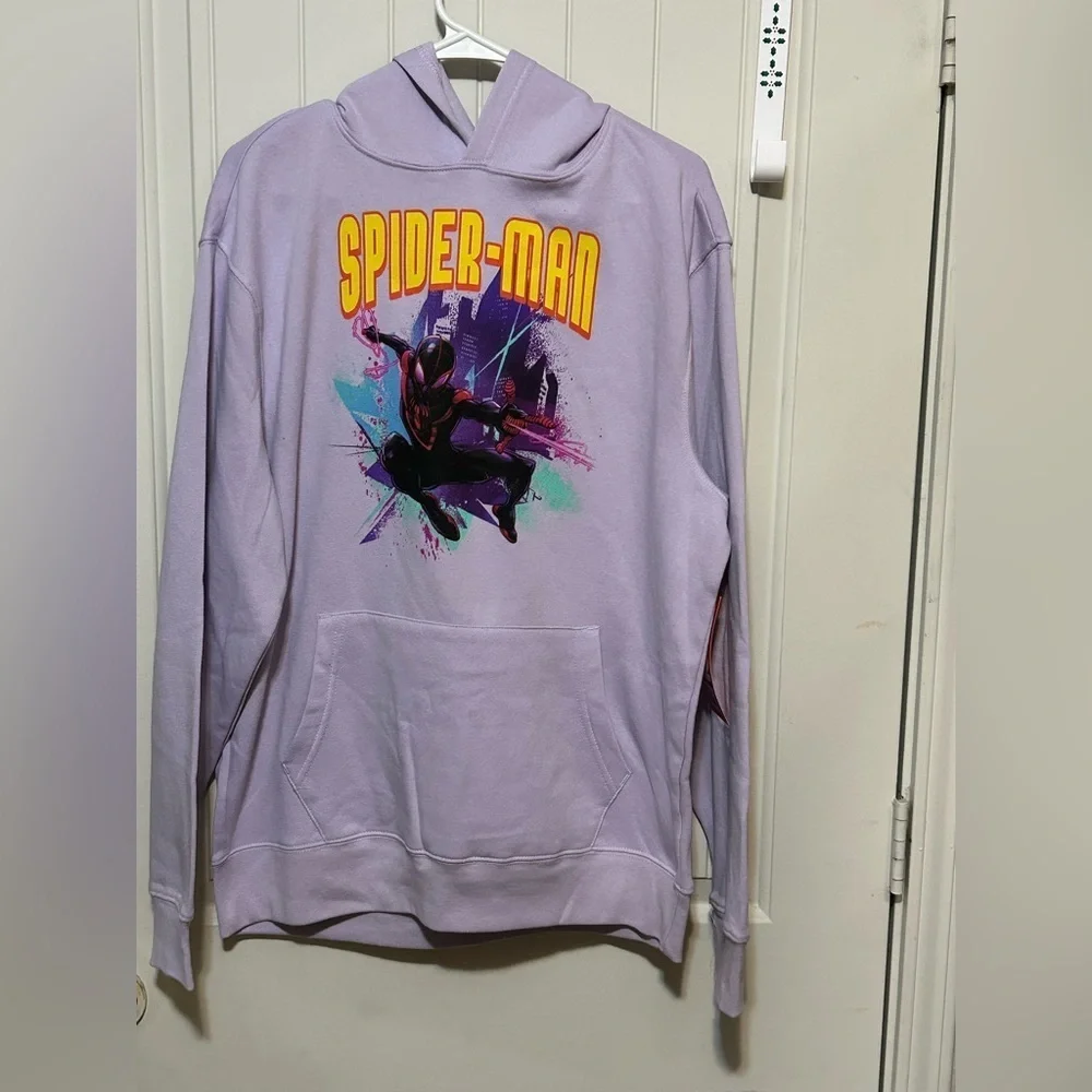 Old Navy Spider-Man Graphic Hoodie - Lavender
