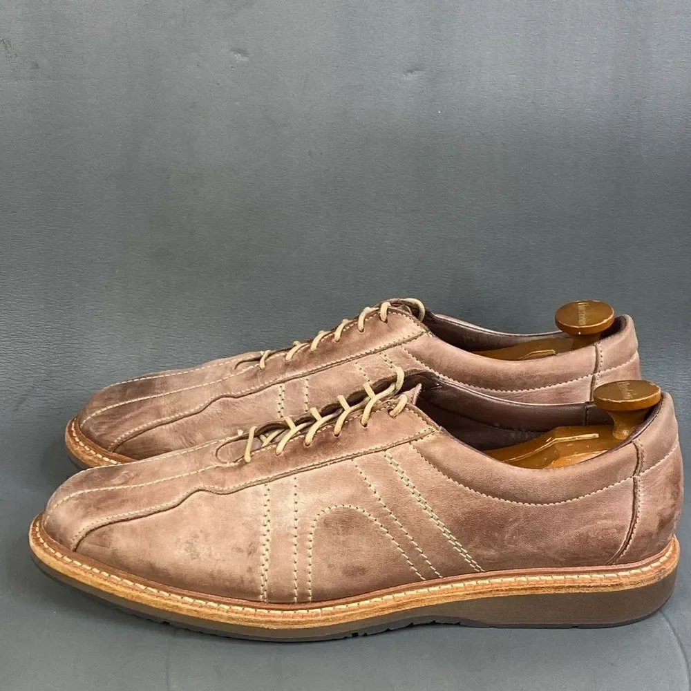 Allen Edmonds Men's Voyager Comfort Oxford beige brown shoes size 13