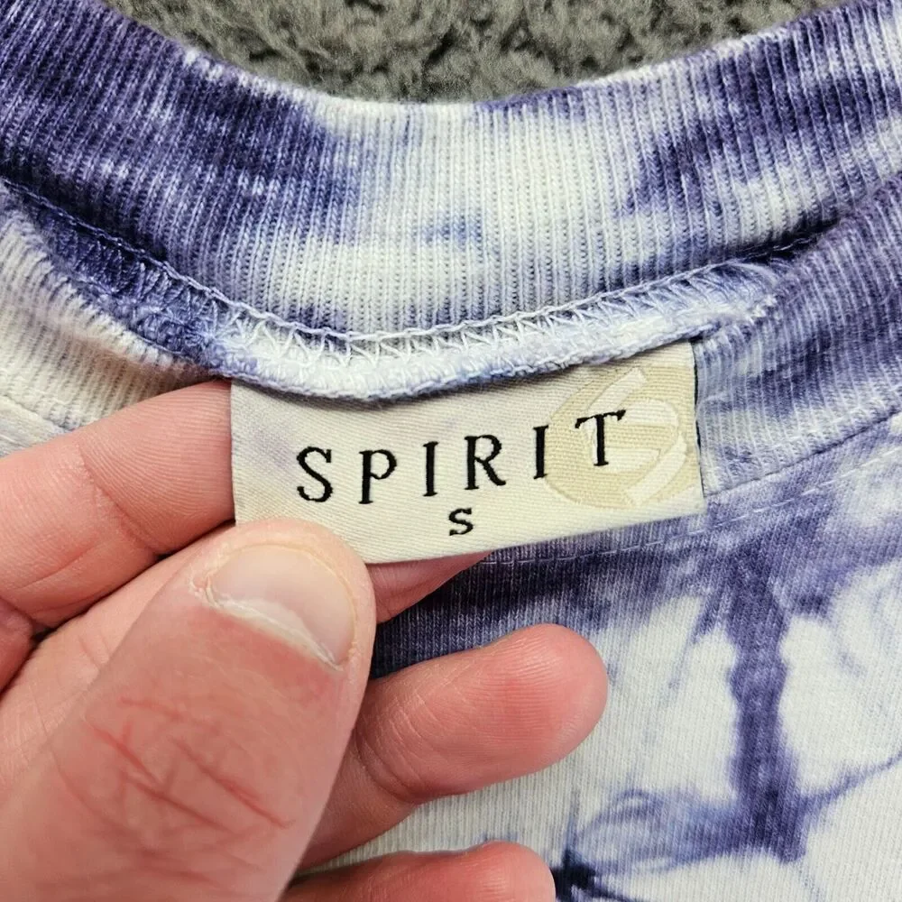 Spirit tie crewneck
