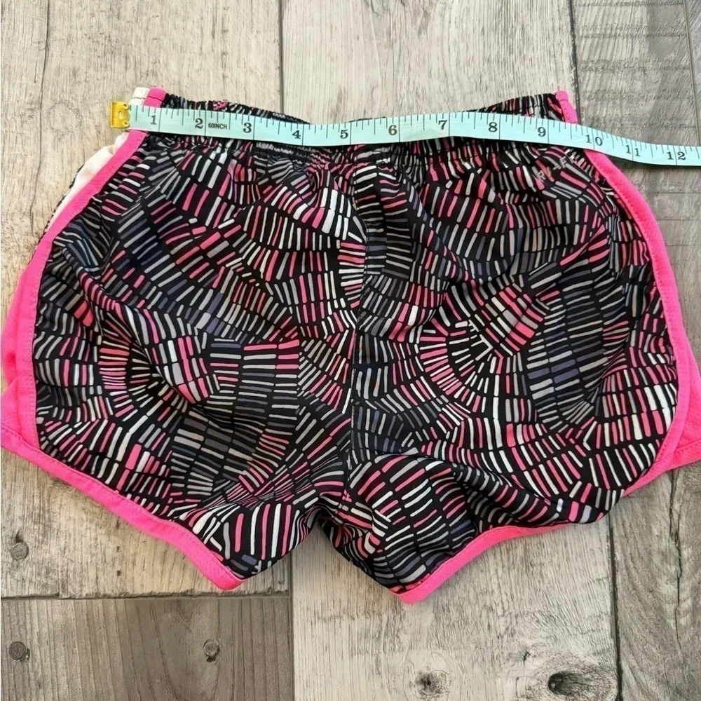 Nike Dri-Fit Tempo Girls Running Shorts Pink Black Abstract 6X