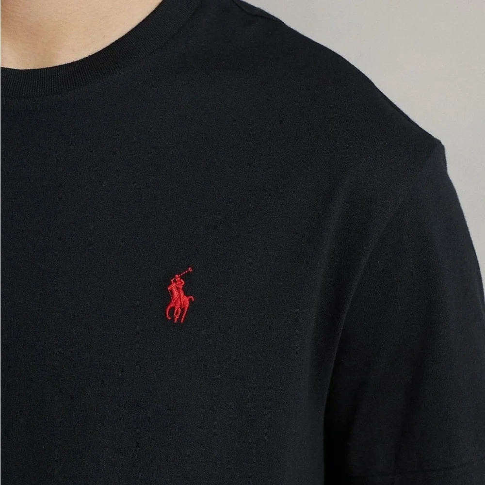 POLO by RALPH LAUREN Men’s Black Short Sleeve Crewneck T-Shirt Size Medium