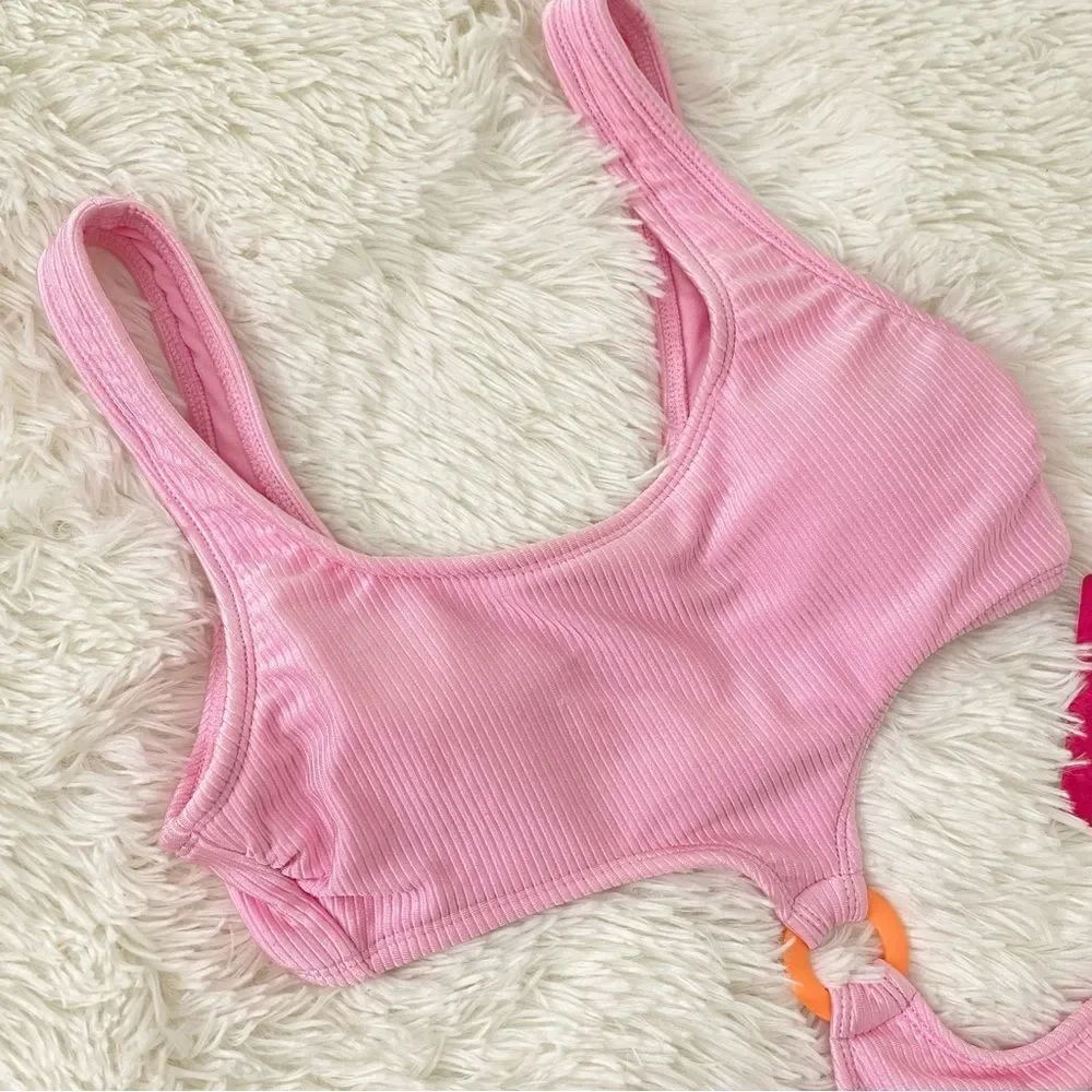 Pink One Piece Swimsuit 🐚