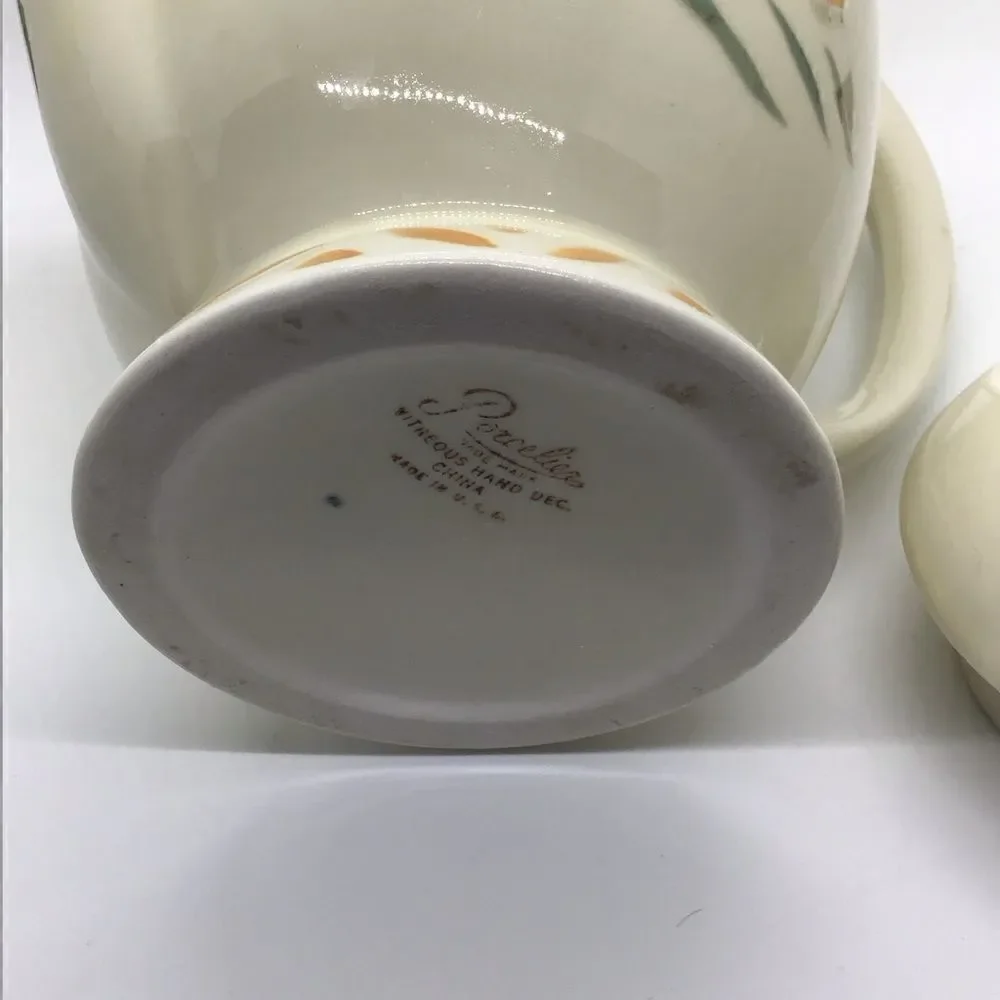 Vintage Porcelier Southwest Design Coffee/Tea pot