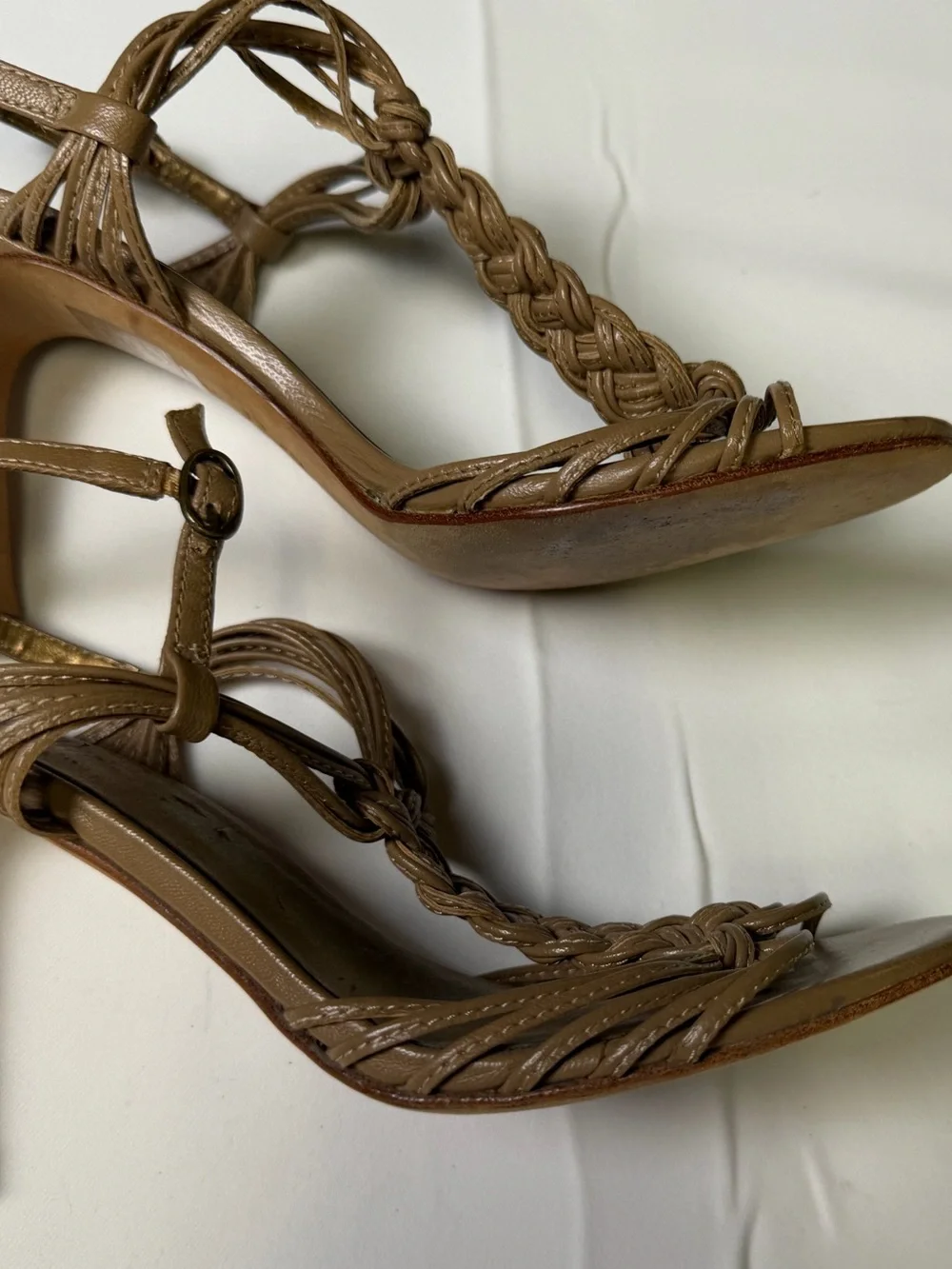 Charles David braided strap