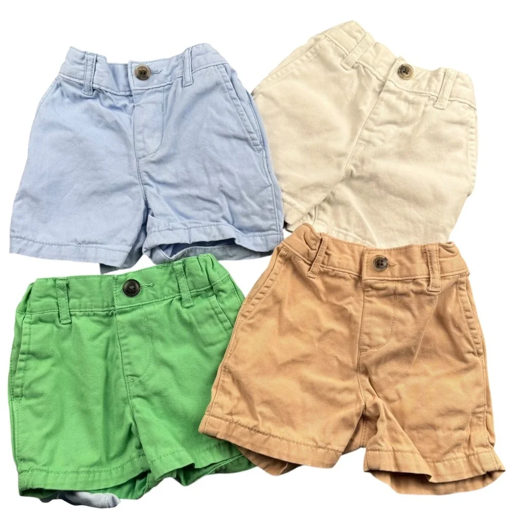 Childrens Place Baby 6-9m  Boys Polo Shirt Shorts Summer Set 4 Piece Outfit‎ 142
